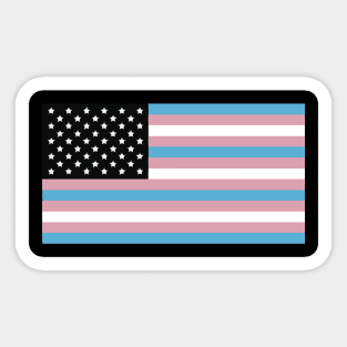 united states of trans Sticker